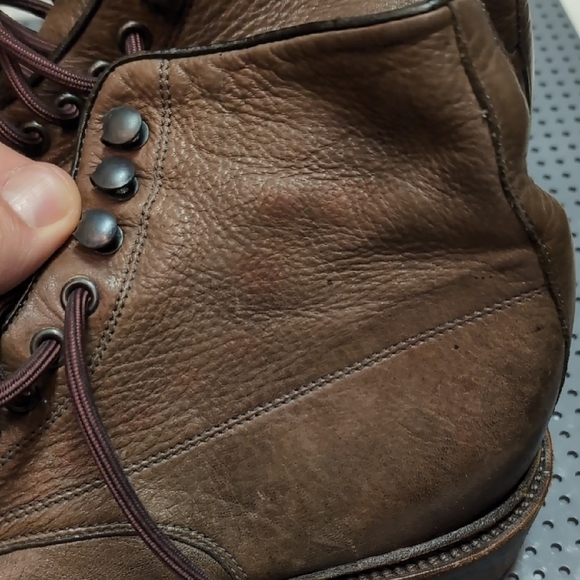 To Boot Dark Brown Leather Men's Boots - Picture 3 of 9